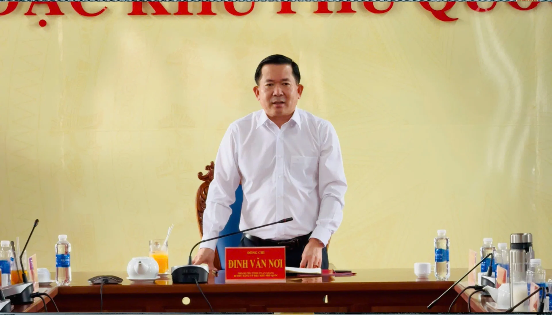 Bí thư Đặc khu ủy Phú Quốc Đinh Văn Nơi: Lập lại kỷ cương an ninh trật tự và quản lý đất rừng tại đặc khu Phú Quốc