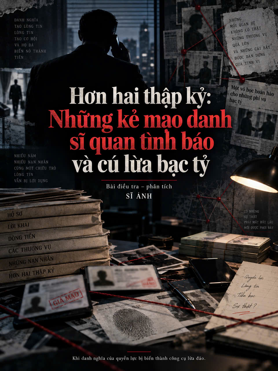 Hơn hai thập kỷ: Những kẻ mạo danh sĩ quan tình báo và cú lừa bạc tỷ